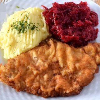 Schabowy puree ziemniaczane buraczki 450 g