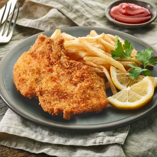 Schabowy frytki sos czosnkowy 450 g