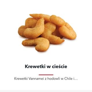 Krewetki w cieście 8szt