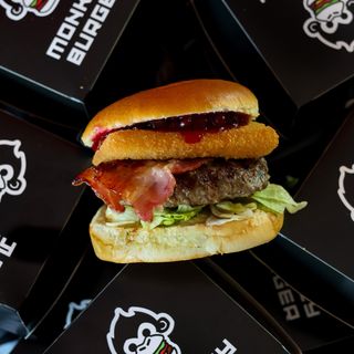 Burger Drwal żurawina