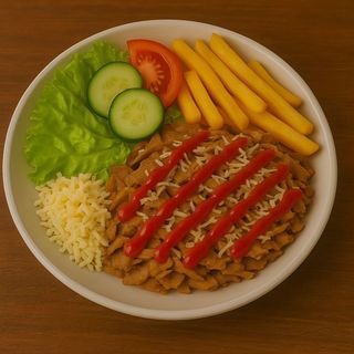 Talerz Kebab z Serem