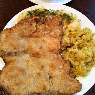 Filet schabowy w zestawie