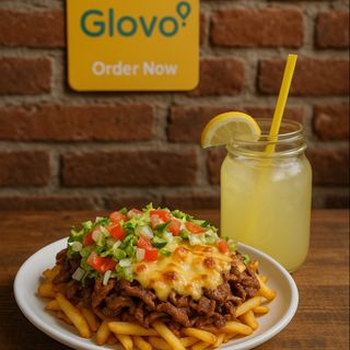 Kapsalon drobiowy, wieprzowy lub wołowy