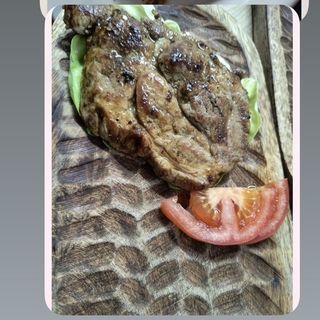 Stek grillowany z karkówki w zestawie 