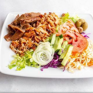 Kebab Talerz z serem