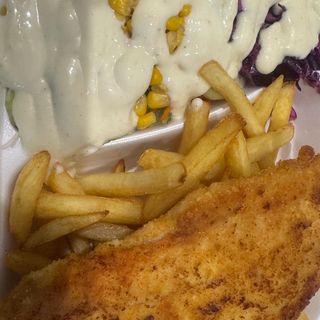 Zestaw obiadowy z piersią kurczaka