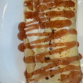 Naleśnik z serem i owocami