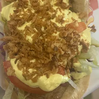 Hamburger z warzywami 