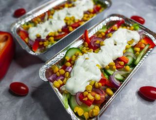 Kapsalon mięso mieszane