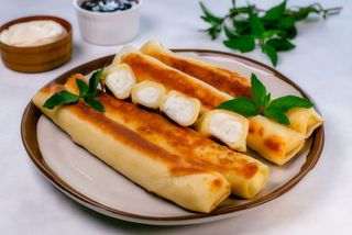 Naleśniki z serem na słodko