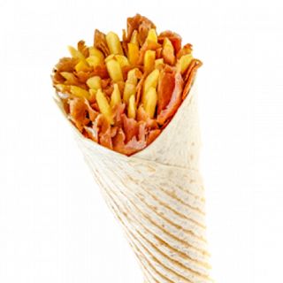 Dürüm z frytkami bez surówek