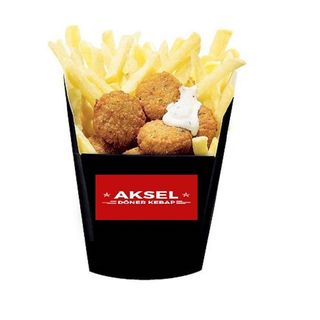 Falafel box z frytkami