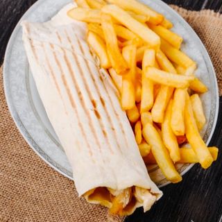 mały rollo 22cm , plus frytki box