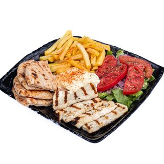 Ser halloumi na talerzu