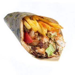 Duża Pita gyros z kurczakiem