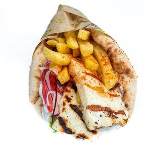 Mała pita z serem Halloumi