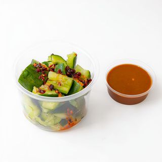 Smashed cucumber salad