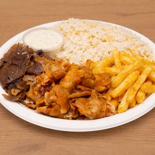 Kebab na talerzu duo