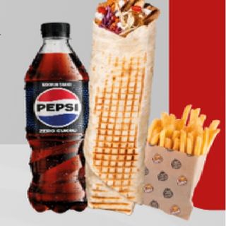 Tortilla normal + Pepsi + frytki