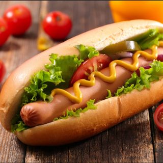 Hot-dog z warzywami