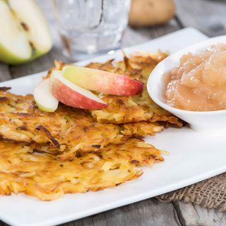 Placki z musem jabłkowym 4 szt.