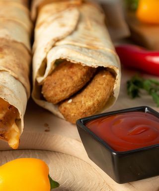 Tortilla kebab wegetariański średnia