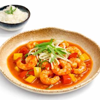 Krewetki słodko-kwaśne 8.szt