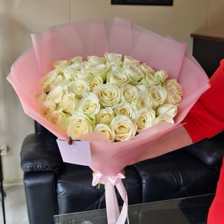 Bukiet miłość / 35 białych róż