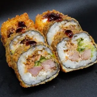 Tempura ze smażoną rybą 6 szt-220g