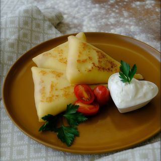 Naleśniki z kurczakiem i pieczarkami 3 szt.