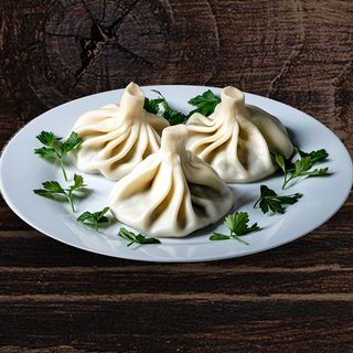 CHINKALI ze szpinakiem