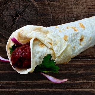 KEBAB w lavaszu (kurczak)