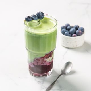 Iced Blueberry Matcha