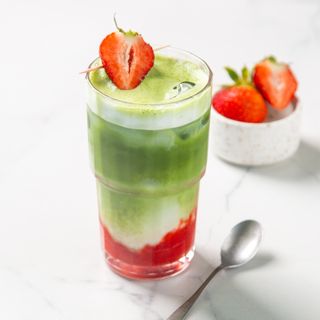 Iced Strawberry Matcha