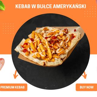 Kebab w Bułce Amerykański