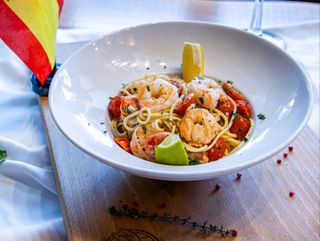 Spaghetti z krewetkami