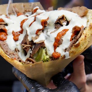 Sama mięso bułka mega