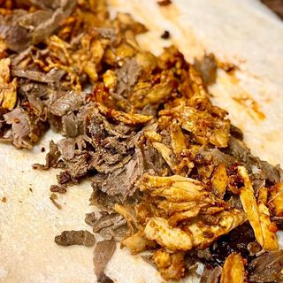 Sama mięso tortilla małe