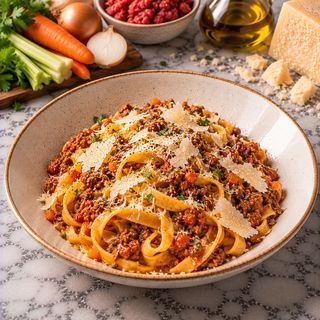 Tagliatelle con Ragù alla Bolognese