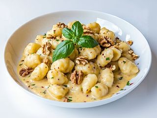 Gnocchi con crema di gorgonzola