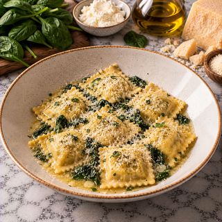 Ravioli ze szpinakiem