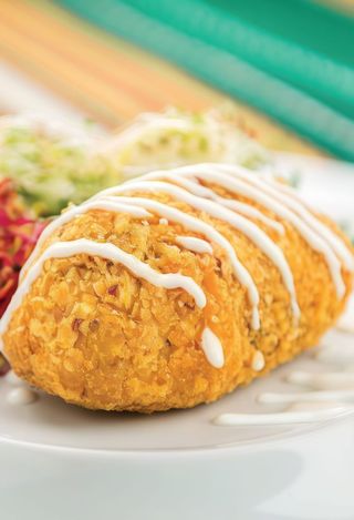 Faszerowana serem sirene grillowana papryka w panierce Czuszka bjurek