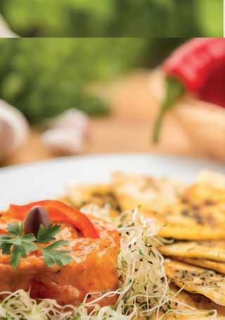 sałatka z pieczonych bakłażanów Kjopołu