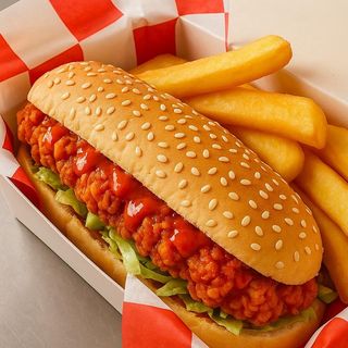 Gooder z frytkami