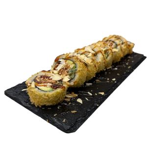 Uramaki łosoś pieczony w panko 8 szt.
