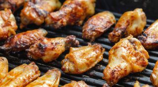 Skrzydełka BBQ sredni ryz