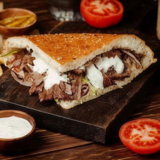 Bułka z samym mięsem 