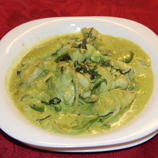 Kurczak z curry zielonym