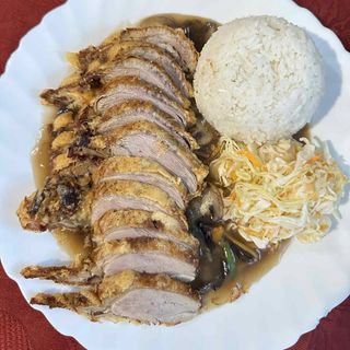 Kaczka z grzybami i pieczarkami