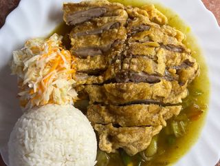 Kaczka w sosie curry